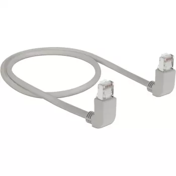 Tīkla kabelis DeLOCK 83513 RJ-45 Cat6a 0.5 m Pelēks