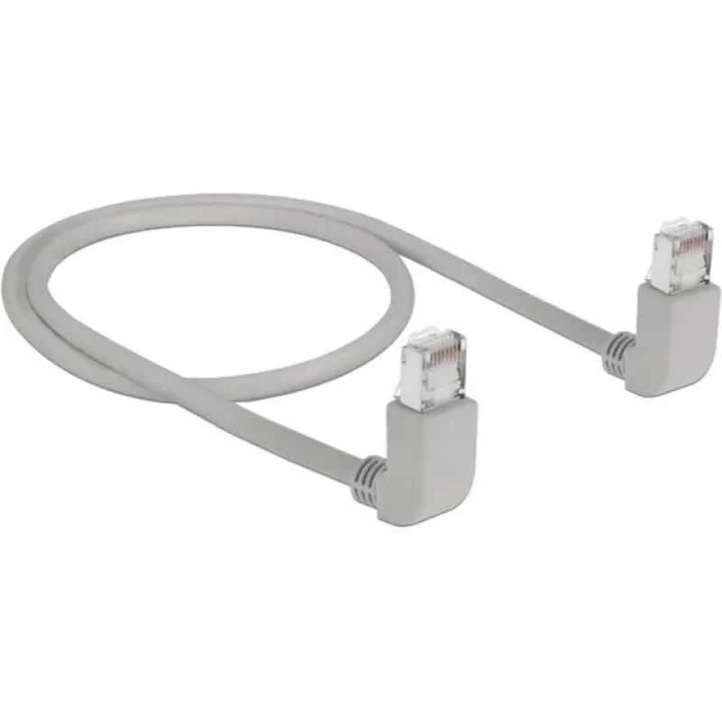 Tīkla kabelis DeLOCK 83513 RJ-45 Cat6a 0.5 m Pelēks