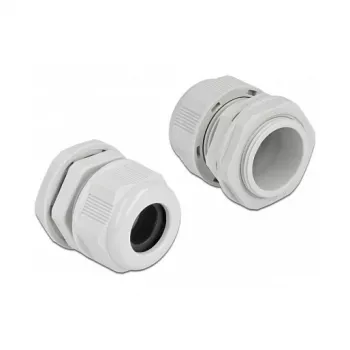 Kabeļa blīvslēgs DeLOCK 60368 Pelēka plastmasa 2 gab.