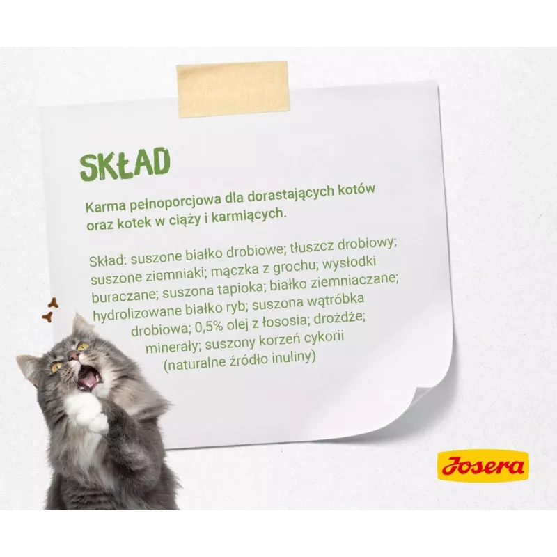 Sausā kaķu barība Josera Kitten Poultry 2 kg