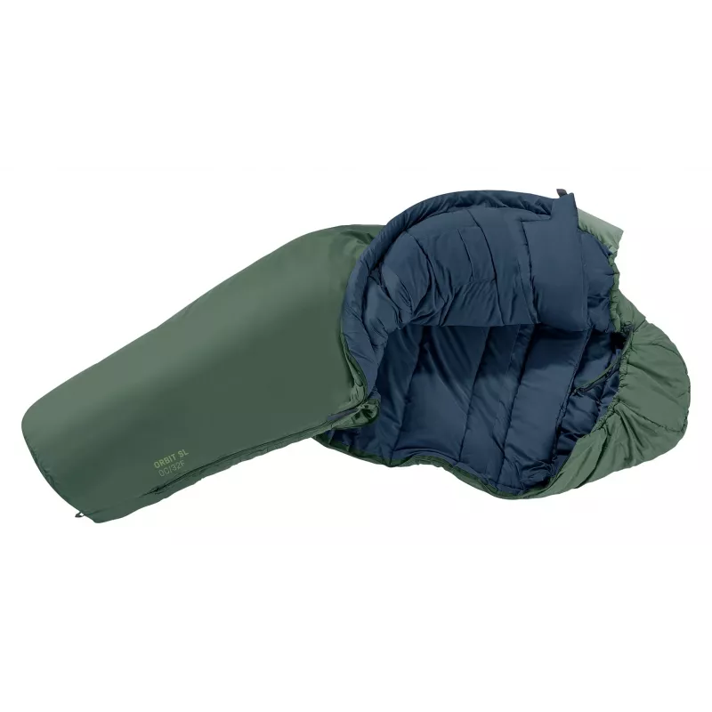 Guļammaiss DEUTER Orbit SL 0 °C / 32 °F Pieaugušo mūmijas tipa, PES ripstop audums, platums 740 mm, dziļums 470 mm