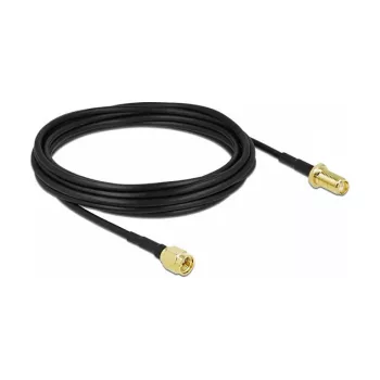 Antenas kabelis DeLOCK SMA spraudnis uz SMA ligzdu LMR/CFD100 5 m