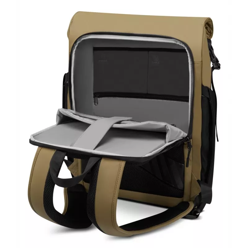Portatīvā datora mugursoma Lenovo GX41U39298 40,6 cm (16 collu) piezīmjdatoriem, Neilons/Poliesters, 25 L, Melna/Dzeltena
