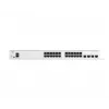 Cisco Catalyst 1300-24T-4G pārvaldāms slēdzis, 24 porti GE, 4x1GE SFP, ierobežota mūža aizsardzība (C1300-24T-4G)