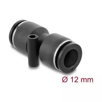 DeLOCK 60745 pneimatiskais savienotājs 12 mm taisns ar montāžas atveri