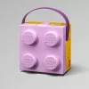 Uzglabāšanas kaste Room Copenhagen LEGO Box ar rokturi, lavandas krāsā 40240004 — plastmasas uzglabāšanas konteiners LEGO un rotaļlietām
