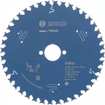 Apļveida zāģa asmens Bosch 2 608 644 048 19 cm 1 gab.