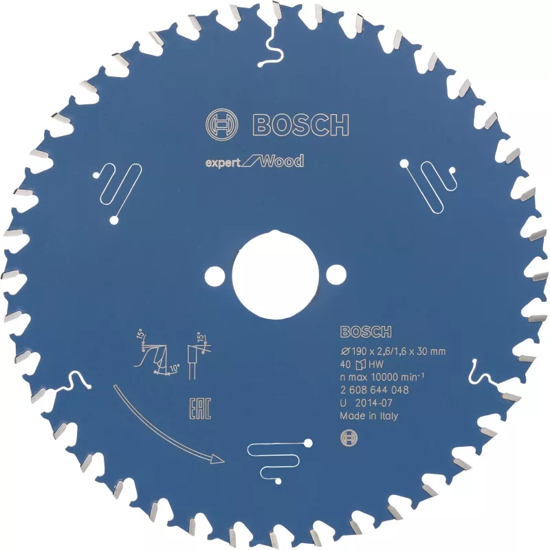 Apļveida zāģa asmens Bosch 2 608 644 048 19 cm 1 gab.