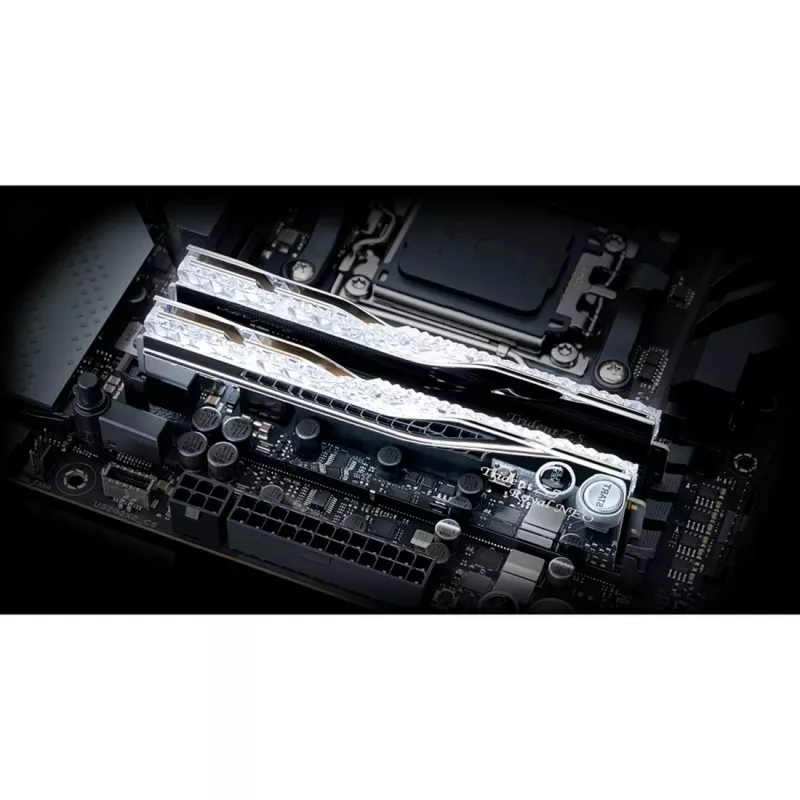 DIMM 32 GB DDR5-6400 (2x 16 GB) Dual-Kit, atmiņa sudraba krāsā, F5-6400J3239G16GX2-TR5NS, Trident Z5 Royal Neo, AMD EXPO