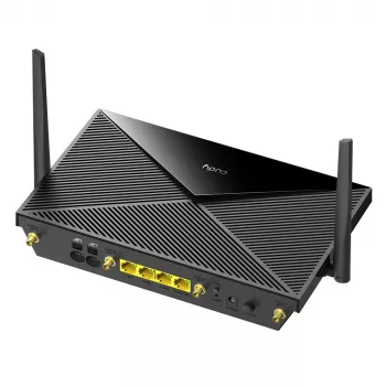 Galda bezvadu maršrutētājs Cudy P5 — Divjoslu Wi‑Fi 6, 5G Sub6, Dual NanoSIM, Gigabit Ethernet, 6 noņemamas antenas, 256 MB RAM
