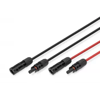 Kabelis Digitus DK-SCEC66-0150 6 mm² 15 m MC4 Melns Sarkans