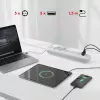 Strāvas sadalītājs MACLEAN MCE395 W — 5 rozetes, 3× USB A, 110–240 V maiņstrāva, 2.1 A USB, maks. 2500 W, balts, 1,5 m kabelis
