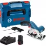 Bezvadu rokas ripzāģis GKS 12V-26 Professional, 12 volti (zils/melns, 2x litija jonu akumulators 3,0 Ah, L-BOXX kastē)