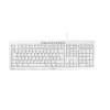 Cherry Stream tastatūra, USB, Ziemeļvalstu izkārtojums, gaiši pelēka