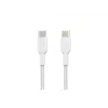 Belkin BOOST CHARGE - USB kabelis - 24 kontaktu USB-C (vīrišķais) uz 24 kontaktu USB-C (vīrišķais) - USB 2.0 - 2 m - Balts