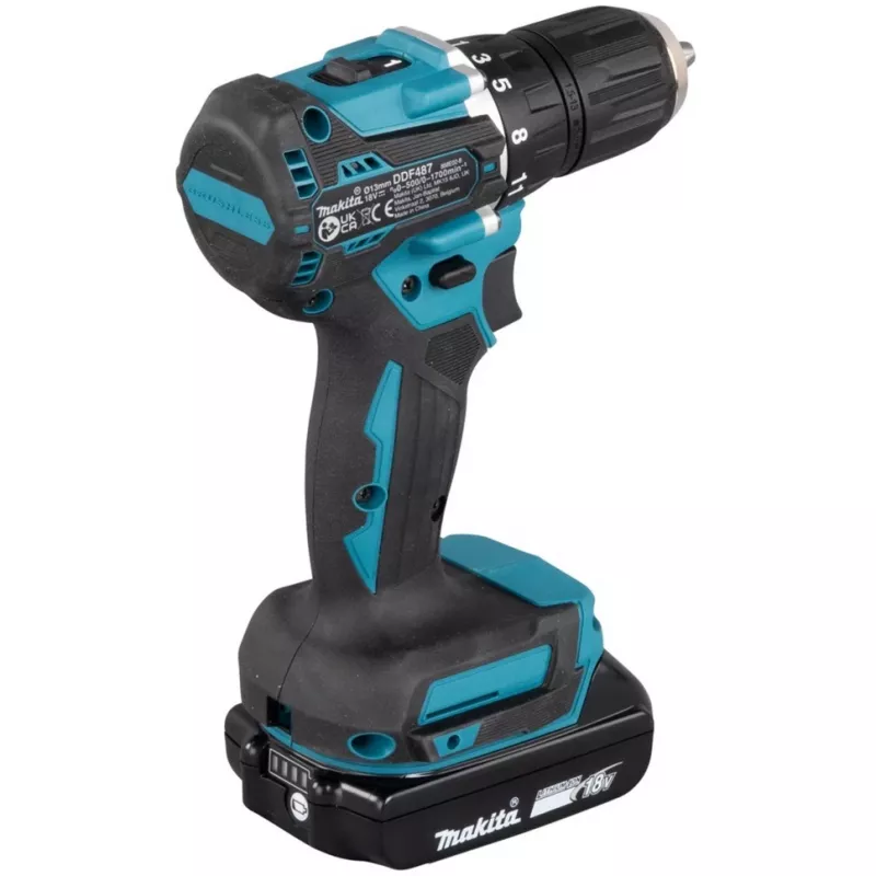 Makita DDF487RAJ akumulatora skrūvgriezis/triecienskrūvgriezis 1700 RPM melns, zaļš