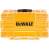 Darbarīku kaste DeWalt DT70801 maza ToughCase pārnēsājama glabātuve ar drošiem aizdariem
