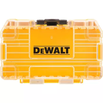 Darbarīku kaste DeWalt DT70801 maza ToughCase pārnēsājama glabātuve ar drošiem aizdariem
