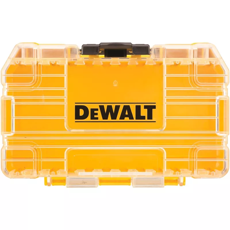 Darbarīku kaste DeWalt DT70801 maza ToughCase pārnēsājama glabātuve ar drošiem aizdariem