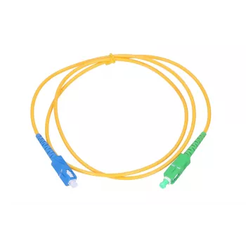 Extralink Patchcord SC/APC-SC/UPC vienmodas simplekss G652D 3mm 0.5m