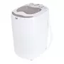 Veļas mašīna ar augšējo ielādi Adler AD 8055, pārnēsājama ar 3 kg ietilpību, krēmkrāsā, rotējoša vadība, 150 W