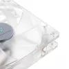 SilverStone SST-FN121-P-GL 120 mm korpusa ventilators ar zaļu LED apgaismojumu