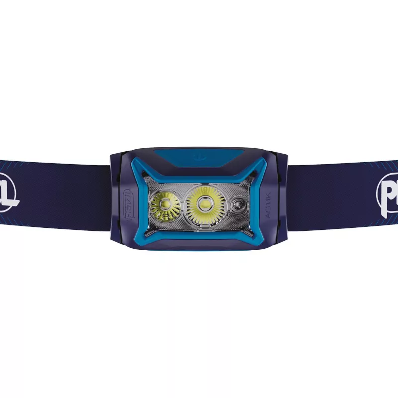 Galvas lukturītis Petzl Actik Core zils LED 100 lm USB uzlādējams