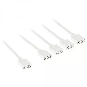ARGB sadalītāja kabelis Kolink PGW-AC-KOL-157 30 cm balts 3-pin 5V ARGB pieslēgvietām