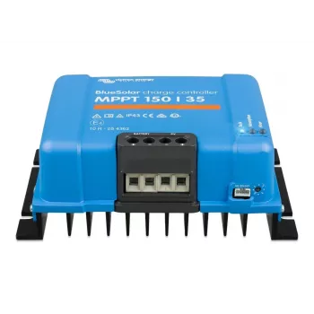 MPPT saules uzlādes kontrolieris BlueSolar 150/35 — 150 V PV ieeja, 35 A uzlādes strāva