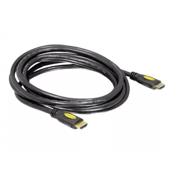DeLOCK - Video/audio kabelis - HDMI - HDMI, 19-pin (vītņots) - HDMI, 19-pin (vītņots) - 5 m (82455)
