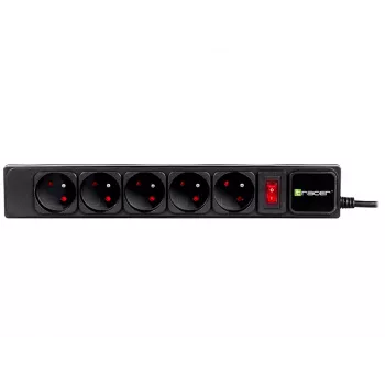 Pārsprieguma aizsargs TRACER PowerGear Tracer 47138 5 m Melns vads ar 5 m kabeli