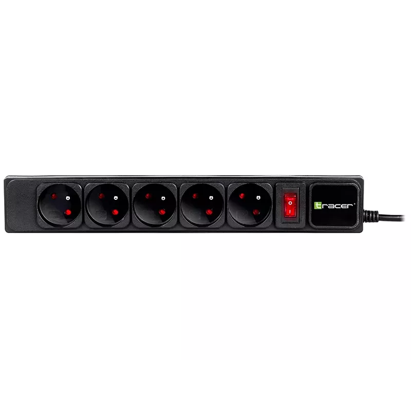 Pārsprieguma aizsargs TRACER PowerGear Tracer 47138 5 m Melns vads ar 5 m kabeli