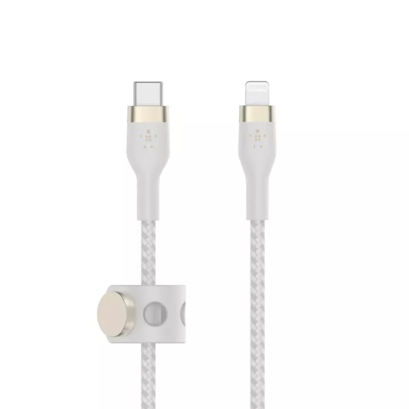Belkin CAA011BT3MWH Lightning kabelis 3 m Balts