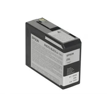 Epson Singlepack Photo Melns T580100, Photo Melns, uz krāsvielas bāzes veidota tinte, 80 ml, 1 gab.