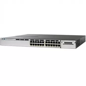 Cisco Catalyst 3850 WS-C3850-24U-S-RFB tīkla komutators, 24 porti