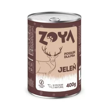 ZOYA Briedis - mitrā suņu barība - 400g
