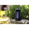 Electric insecticide lamp NOVEEN IKN18 IPX4 — 18 W UVA tube, 100 m² coverage, 1700–1800 V, indoor/outdoor, hangable, metal, Melns