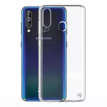 Tellur aizsargājošs silikona vāciņš Samsung Galaxy A60, caurspīdīgs