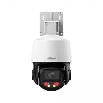 Torņa IP drošības kamera DAHUA SD3E410DB-GNY-A-PV1 — Āra, Griestu stiprinājums, 4 MP (2560×1440), Vadu, PoE, DC, Balta