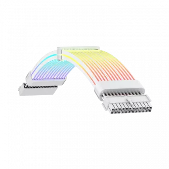 Gamemax | PSU pagarinātājkabelis | MB 24PIN-B | Balts