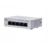 Nepārvaldīts L2 Gigabitu Ethernet slēdzis Cisco CBS110 — 5x RJ-45 10/100/1000, 1U, 12V līdzstrāva, 2048 MAC, 10 Gbit/s