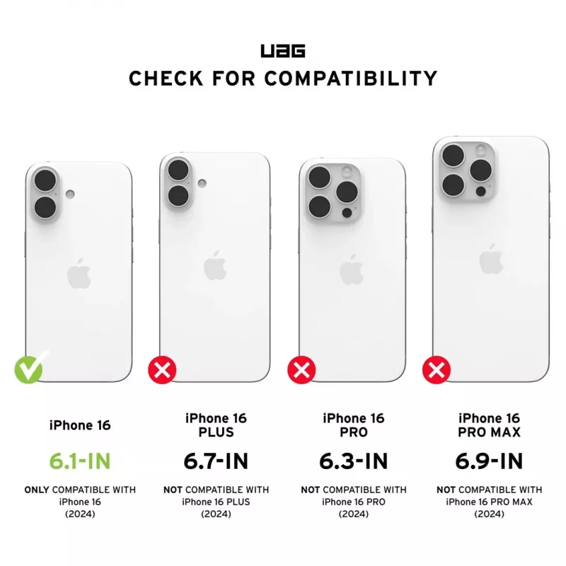 Urban Armor Gear Civilian mobilā tālruņa maciņš 15.5 cm (6.1) vāciņš Melns