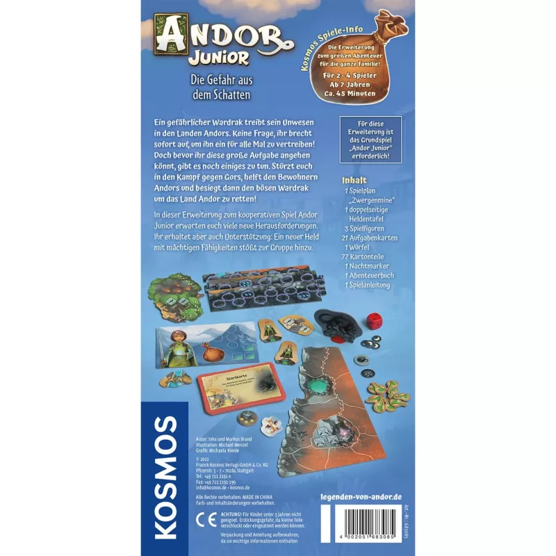 Kosmos Andor Junior kāršu spēles paplašinājums