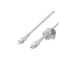 Belkin CAA011BT3MWH Lightning kabelis 3 m Balts