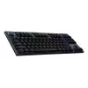 Logitech G G915 X - klaviatūra - LIGHTSPEED - TKL - fona apgaismojums - bezvadu - Bluetooth 5.0, 2,4 GHz, USB - QWERTY - ziemeļvalstu (dāņu/somu/norvēģu/zviedru)
