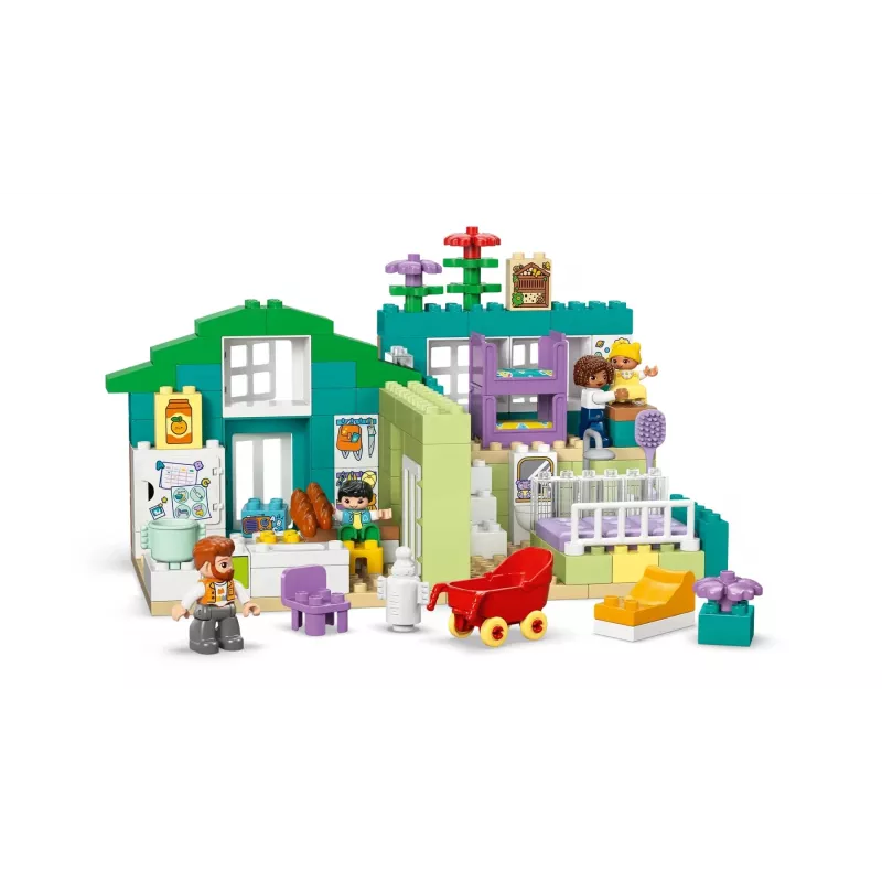 LEGO DUPLO 10470 3-in-1 Modernā ģimenes māja ar figūrām