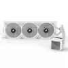 Viss-vienā centrālā procesora šķidruma dzesētājs Sharkoon S100 ARGB balts — 360 mm radiators, Infinity-Mirror efekts