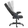 Deltaco DC130 Spēļu krēsls Soft Woven Mesh melns (GAM-180)