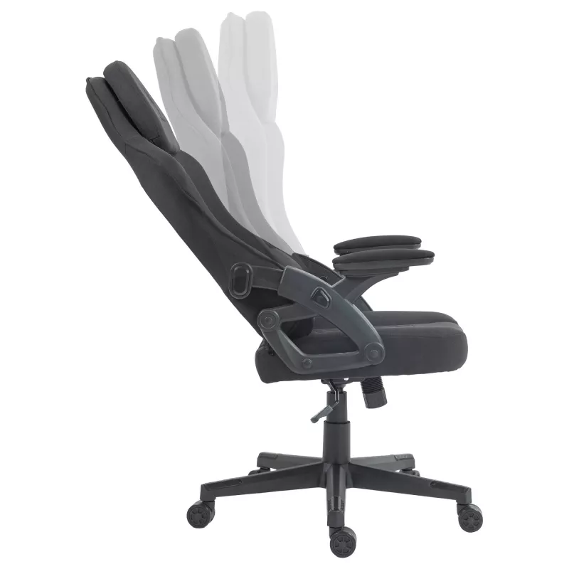 Deltaco DC130 Spēļu krēsls Soft Woven Mesh melns (GAM-180)