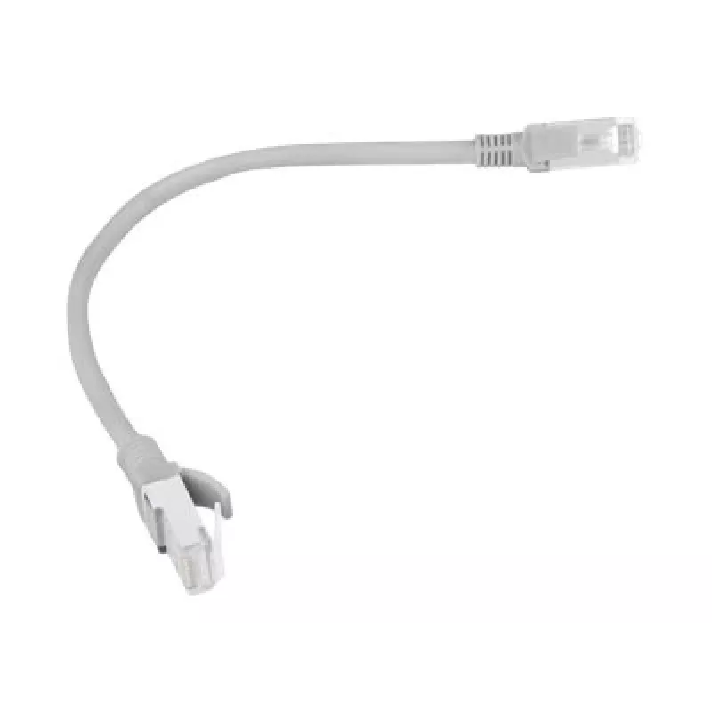 Tīkla kabelis LANBERG PCU5-10CC-0025-S Cat5e U/UTP RJ-45 — 0,25 m, pelēks